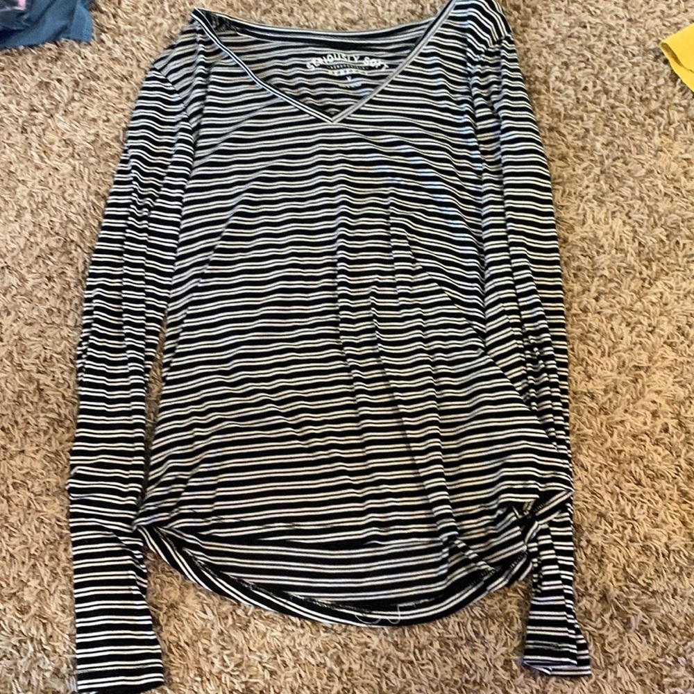 Long sleeve striped shirt